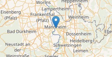 Mapa Mannheim