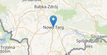 Mapa Nowy Targ