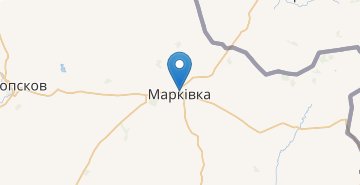Mapa Markivka (Luganska obl.)