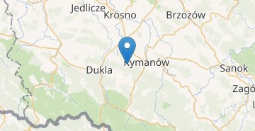 Map Iwonicz-Zdroj