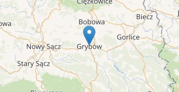 Zemljevid Grybow
