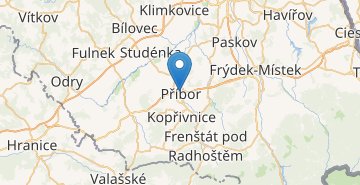 地图 Pribor