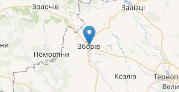 Térkép Zboriv