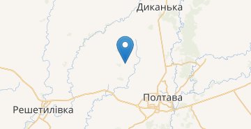 Карта Глухово, Полтавская обл