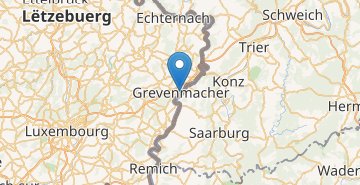 地图 Grevenmaher