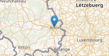 地図 Arlon