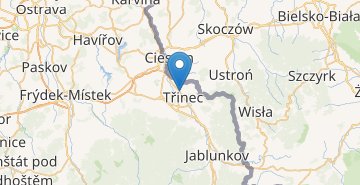 Карта Тршинец