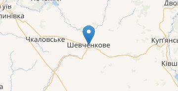 Map Shevchenkove (Kharkivska obl.)