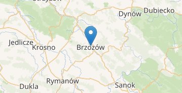 地図 Brzozów