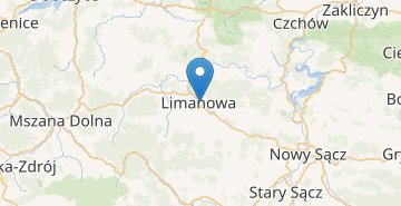 Mapa Limanowa