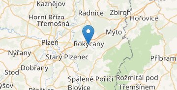 地图 Rokycany