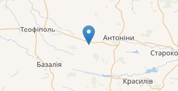 Map Sevryuky (Krasylivskyy r-n)