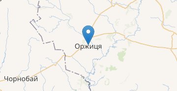 Mapa Orzhutsia (Poltavska obl.)
