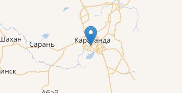 Žemėlapis Karaganda
