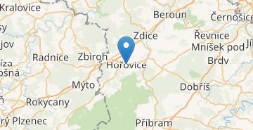 Mapa Hořovice