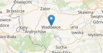 Mapa Wadowice