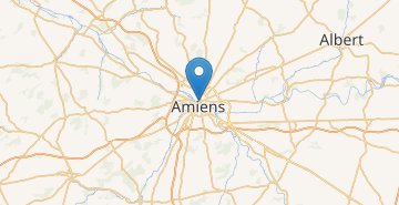 Mapa Amiens