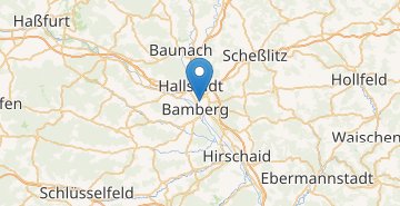 Mapa Bamberg