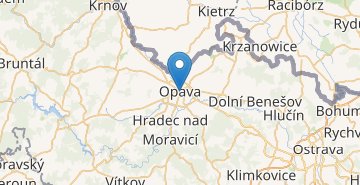 地图 Opava