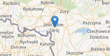 Mapa Jastrzebie-Zdroj