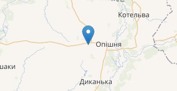 Карта Бухаловка (Зеньковский р-н)