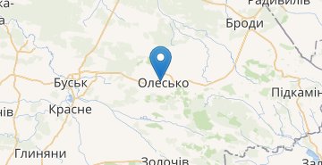 Map Olesko