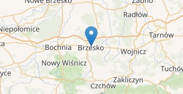地図 Brzesko
