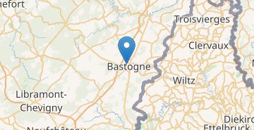 Kaart Bastogne