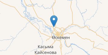 Map Ust-Kamenogorsk