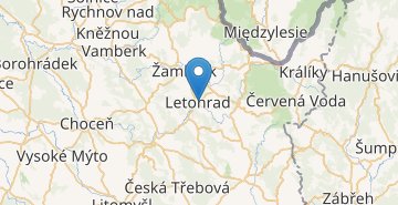 地图 Letohrad
