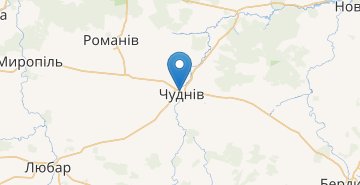 Карта Чуднов