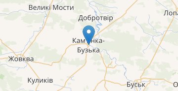 Mapa Kamianka-Buzka