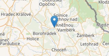Мапа Частоловіце
