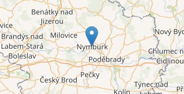 Map Nymburk