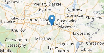 地図 Katowice