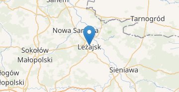 Карта Лежайск