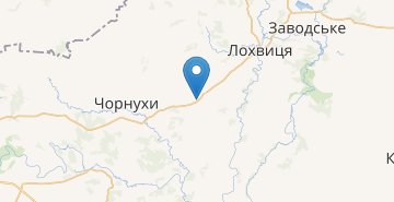 Карта Красное (Чернухинский р-н)