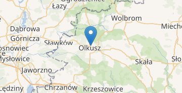 Мапа Олькуш