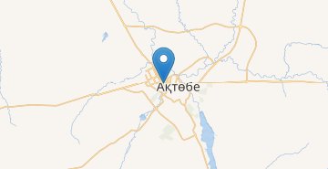 Kaart Aktobe