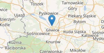 Map Gliwice
