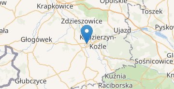 Mapa Kedzierzyn-Kozle