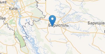 地图 Kyiv airport Boryspil