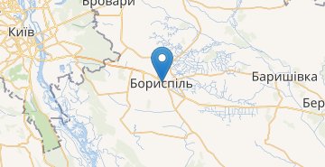 Карта Борисполь