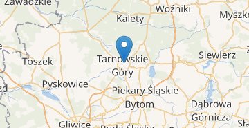 Mapa Tarnowskie Gory