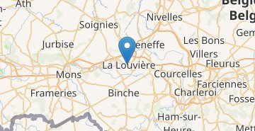 Mapa La Louvière