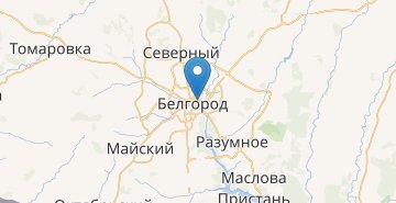 Mapa Belgorod