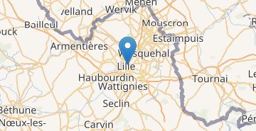 Mapa Lille