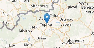 地图 Teplice