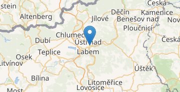 地图 Usti nad Labem