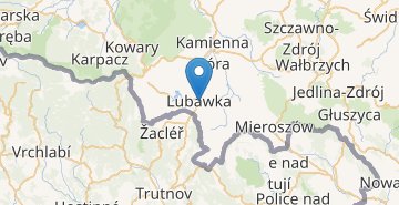 Mapa Lubawka